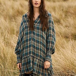 Free People Red Moon Mini Dress - Small